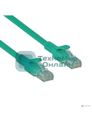 Патч-корд ExeGate UTP-RJ45-RJ45-5e-5M-GN, UTP, cat.5e, 5м, зеленый