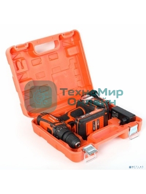 Дрель-шуруповерт аккумуляторная Patriot BR 203UES, Аккумуляторная, 20В, 2 АКБ, Кейс