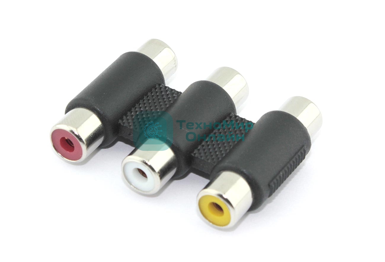 Удлинитель AV кабеля (RCA, тюльпан) 3 канала