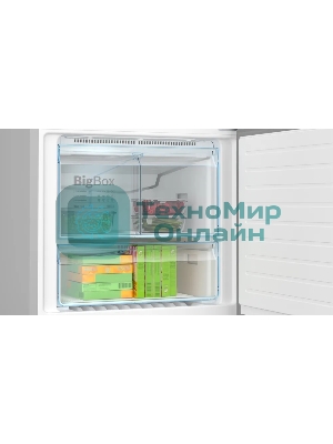 Холодильник Bosch KGN76CI30U серебристый двухкамерный 406/115л морозилка снизу, No Frost