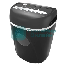 Шредер Office Kit S75 (секр.P-4)/фрагменты/15лист./27лтр./скрепки/скобы/пл.карты/CD