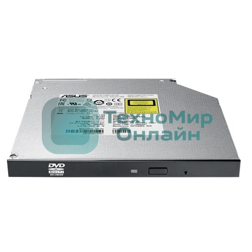 Оптический привод ASUS SDRW-08U1MT/BLK/B/GEN bulk, dvd-rw, internal, slim ; 90DD027X-B10000