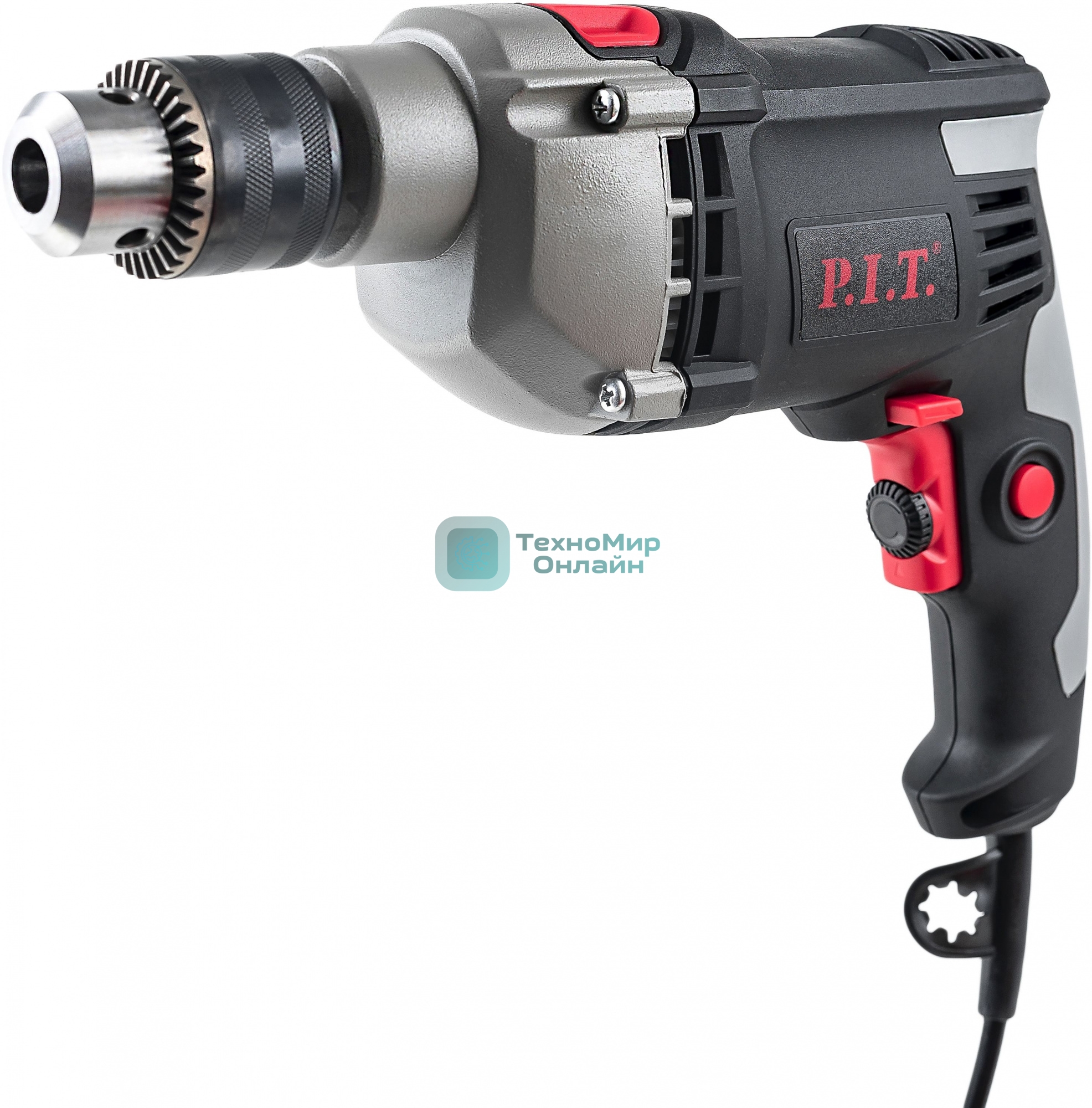 Дрель ударная P.I.T. PSB13-C8 950Вт ключевой реверс