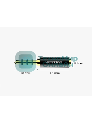 Переходник Vention Jack 2.5 мм F/3.5мм M Переходник Vention Jack 2.5 мм F/3.5мм M