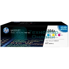 Картридж лазерный комплект HP CF372AM голубой/пурпурный/желтый для Color Laser Jet CP2025, CM2320mfp (3 х 2800)