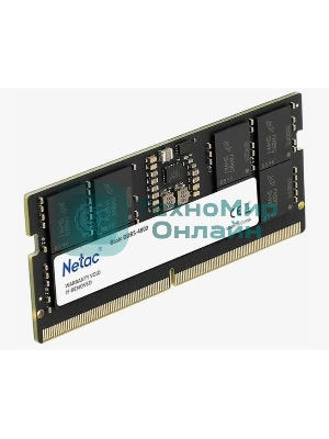 Оперативная память NETAC Basic, DDR5, 16GB (1x16GB), 4800MHz, CL40, SO-DIMM