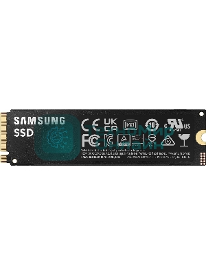 Накопитель SSD Samsung 990 PRO, 1000Gb, PCIe 4.0 x4, M.2 2280, NVMe, R/W 7450/6900