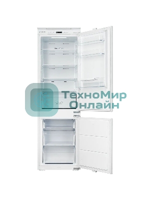 Встраиваемый холодильник Kuppersberg RBN 1764, High-Tech, полезный объем 243 л, No Frost, супер заморозка, инверторный компрессор, электронное управление, энергоэффективность А+