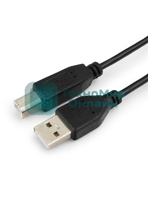 Кабель Гарнизон USB 2.0, AM/BM, 3м, пакет (GCC-USB2-AMBM-3M)