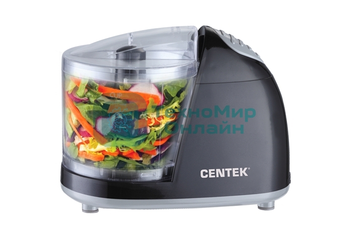 Измельчитель Centek CT-1390 черный (черн) 300Вт, стакан 350 мл, импульсный режим работы