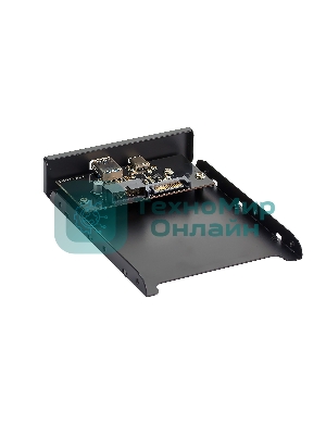 Планка USB на переднюю панель ExeGate U3H-617, 3,5