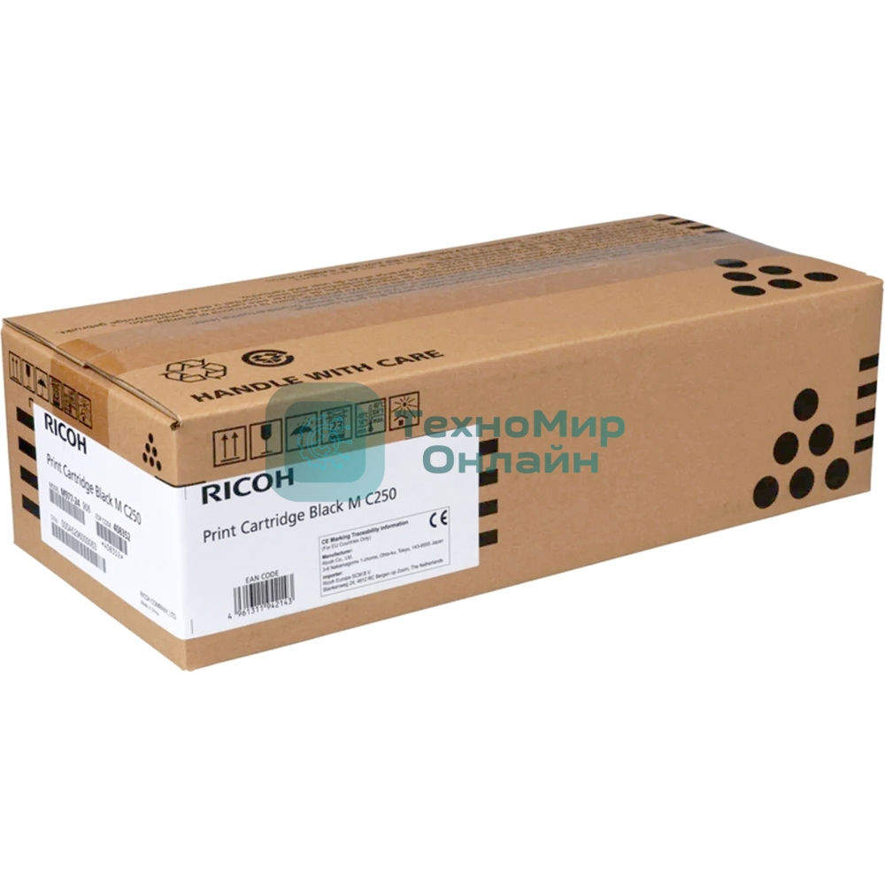 Картридж лазерный тип M C250H черный для Ricoh P C301W/M C250FW