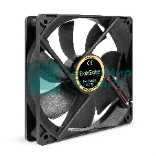 Вентилятор для корпуса ExeGate EX12025BM черный, 120 мм, 1550 об/мин, 25 дБ, 2 pin