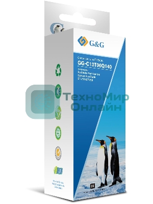 Чернила G&G GG-C13T00Q140 черный140мл для Epson EcoTank 7700/7750