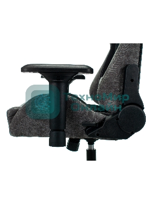 Кресло Бюрократ VIKING 7 KNIGHT B FABRIC черный, ткань, 120 кг, механизм качания