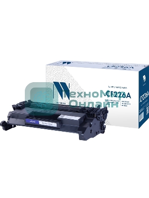 Тонер Картридж NVPrint NV-CF226A черный, для HP LaserJet M402/M426 (3100k) (аналог CF226A)