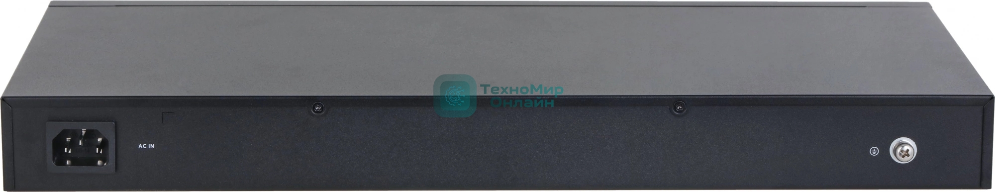 Коммутатор неуправляемый 24-портовый DAHUA DH-S3226-24ET-240 с РоЕ, 24xRJ45 100Mb PoE, 2хКомбо SFP/RJ45 1Gb uplink, суммарно 240Вт, коммутация 8.8 Гбит/с, MAC-таблица 8К