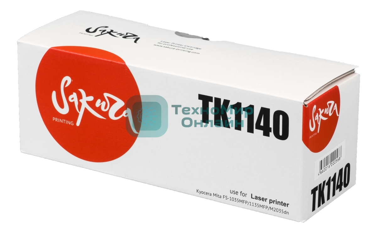 Картридж лазерный Sakura TK1140 для Kyocera Mita FS-1035MFP/1135MFP/M2035dn, черный, 7200 к.