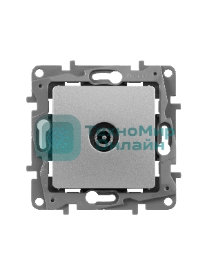 Розетка телевизионная TV - оконечная - 5 дБ - 5-862 мГц - Etika - алюминий