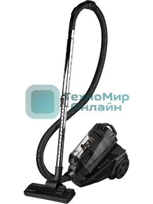 Пылесос Scarlett SC-VC80C307 черный, 450/2200 Вт, уборка сухая, пылесборник контейнер 3 л