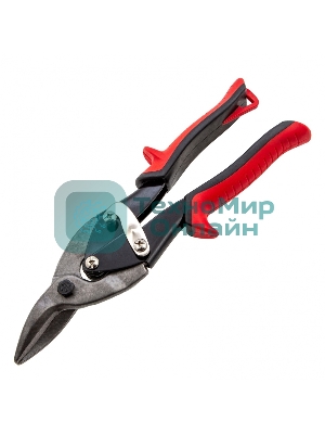 Ножницы по металлу Matrix, 250 мм, правые, обрезиненные рукоятки