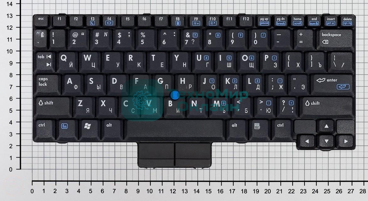 Клавиатура для ноутбука HP Compaq NC2400 NC2500 черная