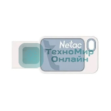Флешка USB Netac UA31 (NT03UA31N-008G-20BL), 8Gb, USB 2.0, R/W 110/45, синий/белый