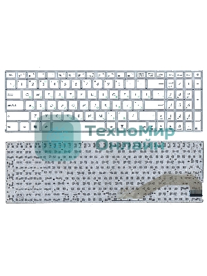 Клавиатура для ноутбука Asus X540 X540L X540LA X540CA X540SA белый