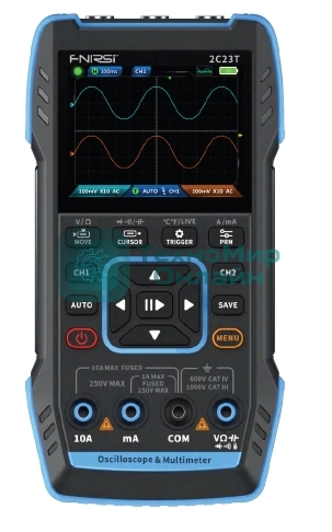 Портативный осциллограф 3 в 1 FNIRSI 2C53T