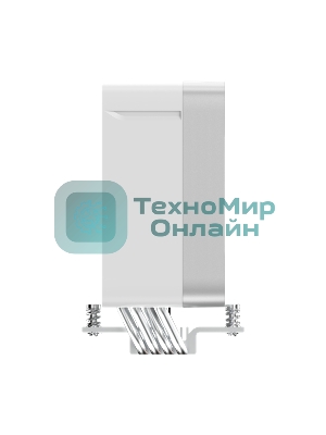 Кулер для процессора Ocypus Delta A40 EX WH Digital, 120мм ARGB FAN, Top Display Panel, 4 HEAT PIPES, 4-PIN PWM, 500-1800 RPM, 29DBA, HYDRO BEARING, LGA115X/1200/1700/18XX, AM4/AM5