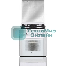 Плита газовая Gefest ПГ 6300-02 0040 белый, конфорок 4 шт, духовка 52 л, 60 см x 85 см x 60 см