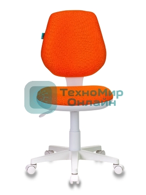 Кресло детское Бюрократ CH-W213/TW-96-1 оранжевый TW-96-1 (пластик белый)