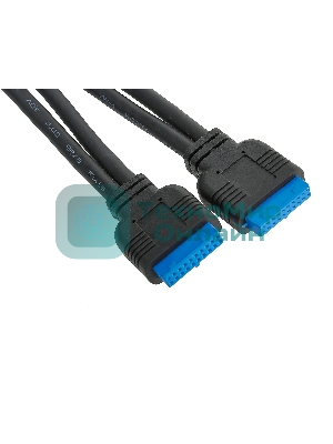 Планка USB на переднюю панель ExeGate U3H-617, 3,5