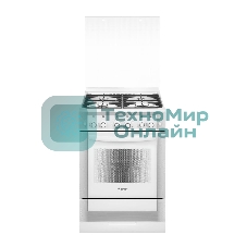 Плита газовая Gefest ПГ 6300-02 0040 белый, конфорок 4 шт, духовка 52 л, 60 см x 85 см x 60 см