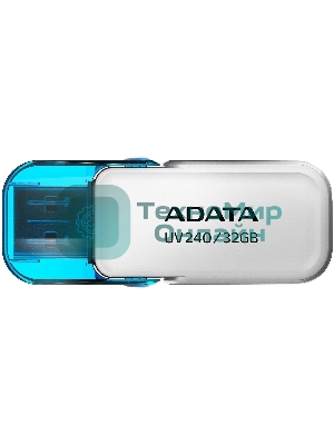 Флешка USB ADATA UV240 (AUV240-32G-RWH), 32Gb, USB 2.0, R/W 15/5, белый/синий