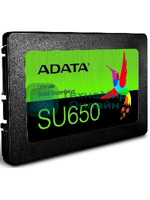 Накопитель SSD ADATA SU650, 256Gb, SATA III, 2.5