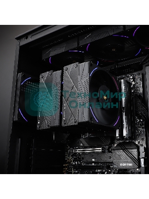 Устройство охлаждения(кулер) Thermalright Phantom Spirit 120 EVO ARGB Soc-AM5/AM4/1151/1200/1700 черный 4-pin 27dB Al+Cu 765gr Ret (PS120-EVO)