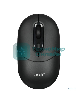 Мышь беспроводная Acer OMR301 черный, 1600 dpi, радиоканал, Bluetooth, USB, кнопки - 4