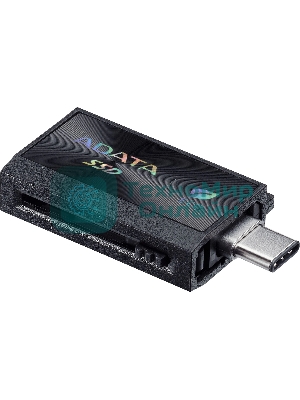 Внешний SSD ADATA SC730, 512 Gb, USB 3.2 Gen 2 Type-A/Type-C, R/W 600/600, черный