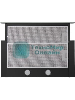 Вытяжка встраиваемая Maunfeld Ouse Touch Glass 60 черный, 60 см, 750 куб. м/ч, 48 дБ