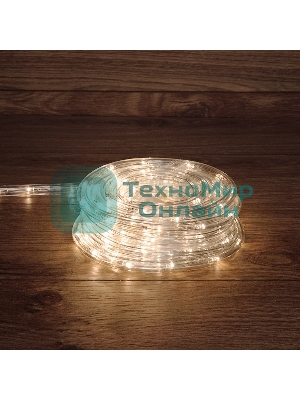 Дюралайт Neon-night LED, свечение с динамикой (3W), 24 LED/м, теплый белый, 6м