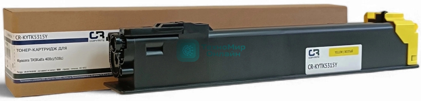 Картридж лазерный CopyRite CR-KYTK5315Y TK-5315Y желтый (18000 стр.) для Kyocera TASKalfa 408ci/508ci