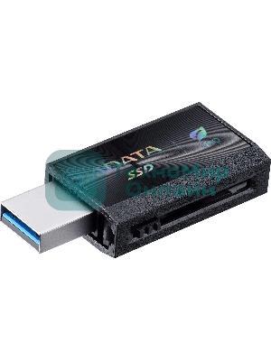 Внешний SSD ADATA SC730, 512 Gb, USB 3.2 Gen 2 Type-A/Type-C, R/W 600/600, черный