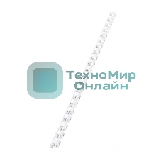 Пружины для переплета пластиковые Fellowes Lamirel LA-7867801 19мм белый 100 шт