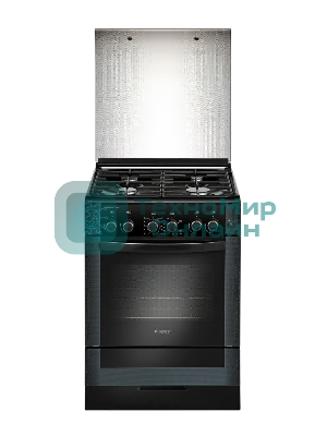 Плита газовая Gefest ПГ 6300-02 0046 черный, конфорок 4 шт, духовка 52 л, 60 см x 85 см x 60 см