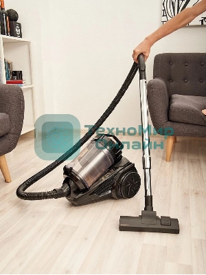 Пылесос Scarlett SC-VC80C307 черный, 450/2200 Вт, уборка сухая, пылесборник контейнер 3 л