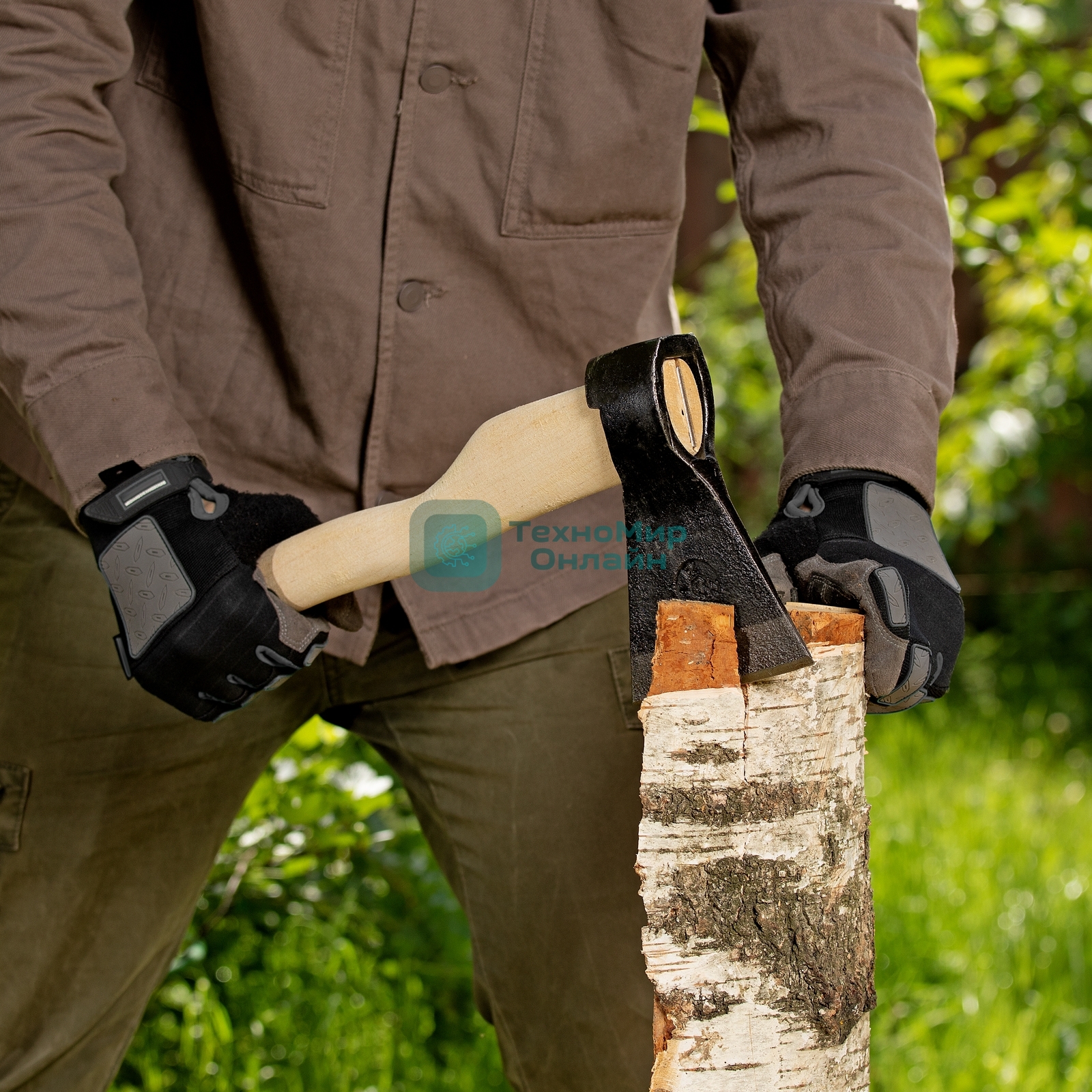 Топор Россия кованый в сборе, тип Б, 1240 1650 гр.500 мм 21667