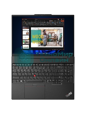 Ноутбук Lenovo ThinkPad E16 G2 Ryzen 7 7735HS 16Gb SSD 512Gb AMD Radeon 16