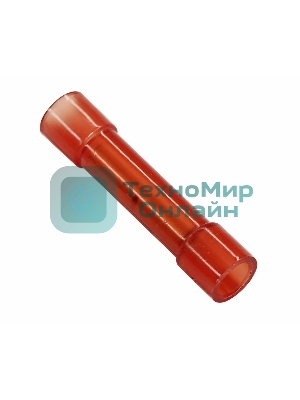 Соединительная гильза изолированная Rexant L-27.3 мм нейлон 0.5-1.5 мм² (ГСИ(н) 1.5/ГСИ-н 0,5-1,5) красная