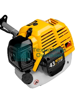 Триммер бензиновый Denzel DT 43S 43см3 2.5 лс. разъемная штанга состоит из 2 частей